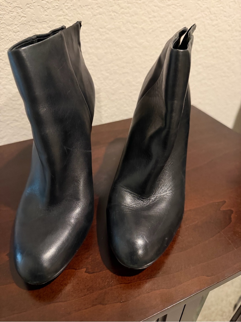 Sam Edelman Black Leather Ankle Booties